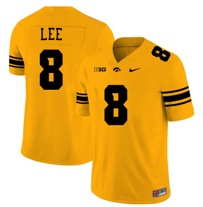 Deshaun Lee Iowa Jersey,University Of Iowa Hawkeyes Fotoball Uniforms,Jersey,Gears-Gold